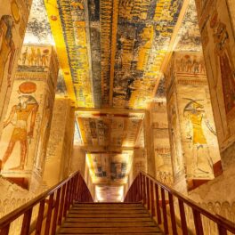 Mormântul faraonilor Ramses V și VI, în auriu, din Egipt, similar cu o descoperire fantastică în Egipt realizată recent